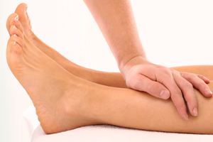 Лимфодренажный массаж ног